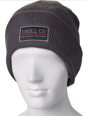 NWT Troll Co Men’s Patch Beanie-O/S
